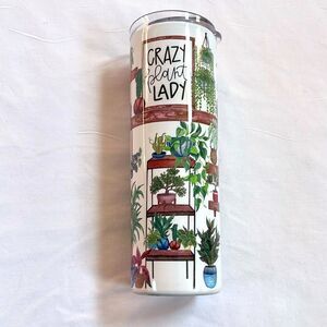 Crazy Plant Lady Tumbler 20 oz skinny